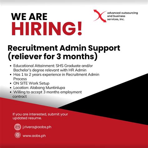 admin staff hiring in muntinlupa|Urgent! Office admin staff jobs in Muntinlupa .